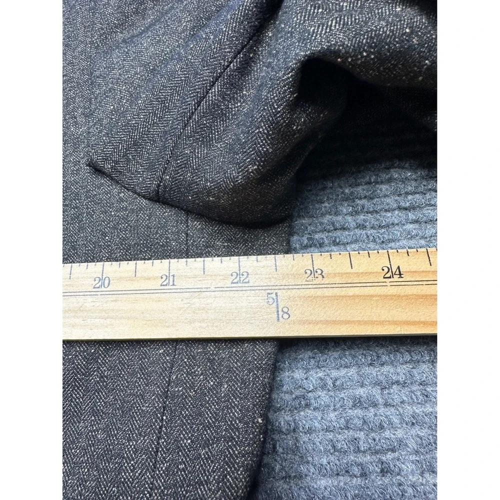 Michael Kors Suit Men 38W 44R Brown Elbow Patches Herringbone